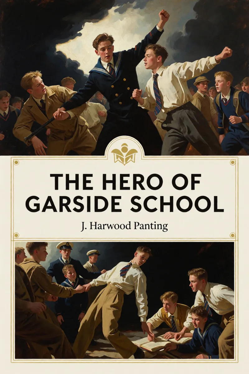Cover of The Hero of Garside School by J. Harwood Panting