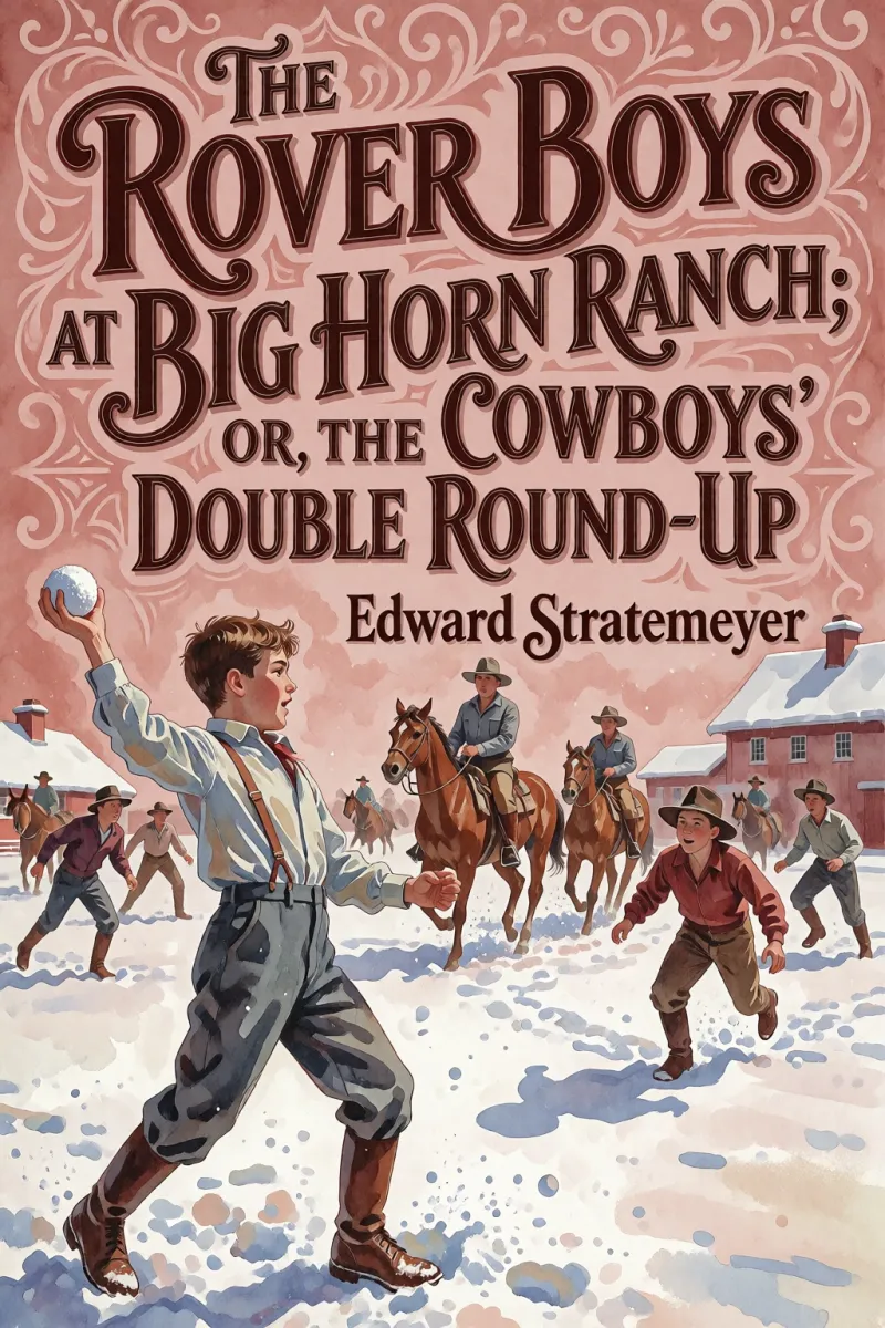 Cover of The Rover Boys at Big Horn Ranch; Or, The Cowboys' Double Round-Up by Edward Stratemeyer