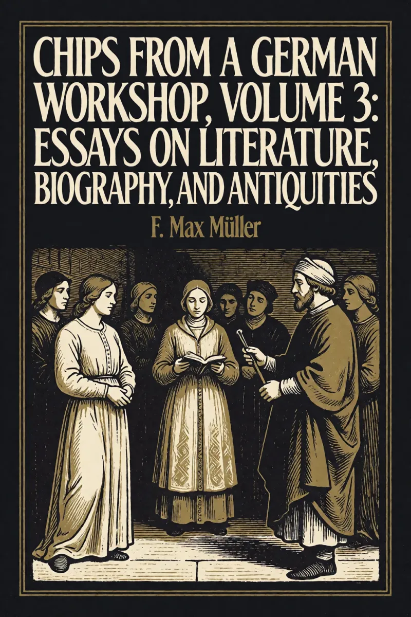 Cover of Chips from a German Workshop, Volume 3: Essays on Literature, Biography, and Antiquities by F. Max Müller
