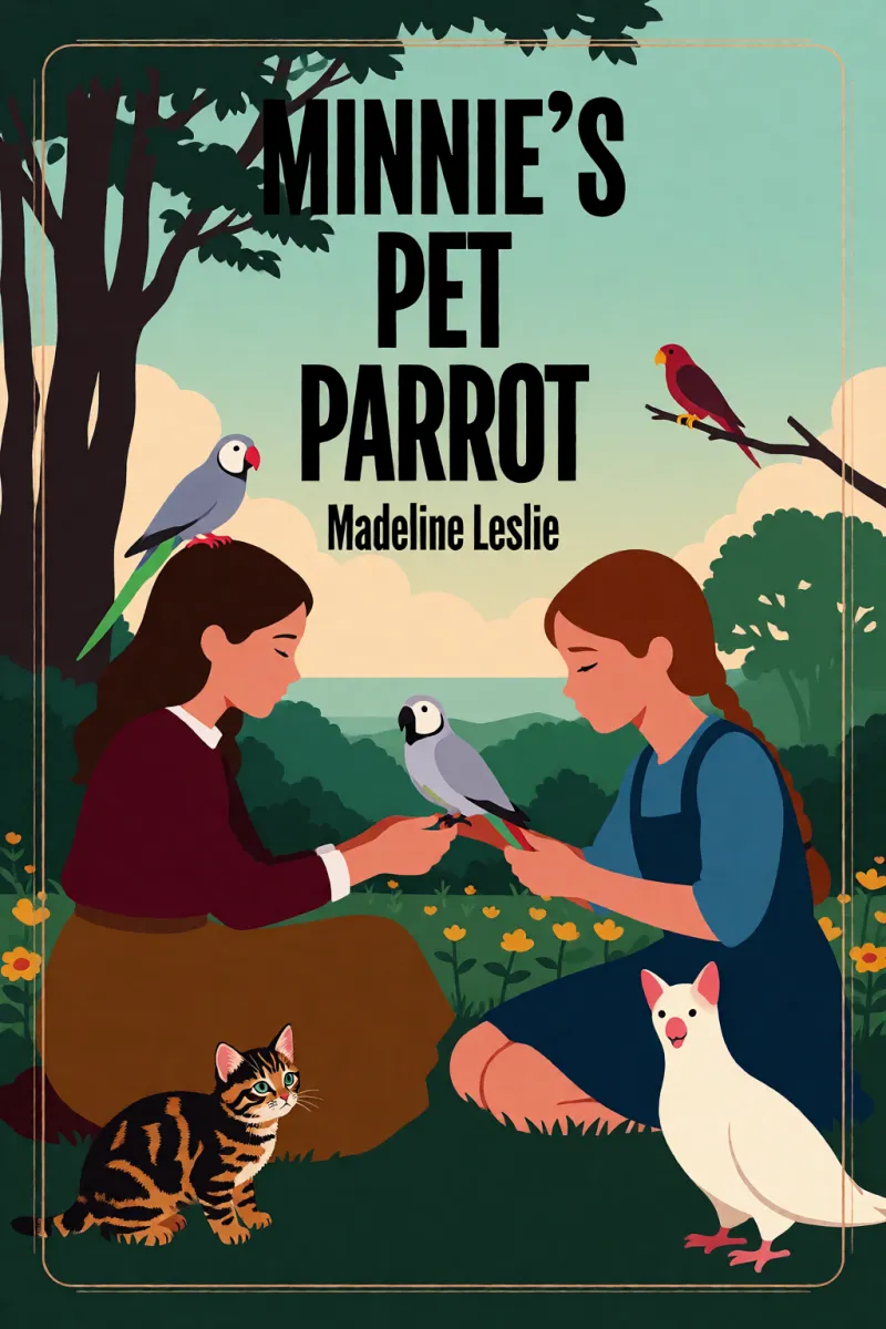 Cover of Minnie's Pet Parrot by Madeline Leslie