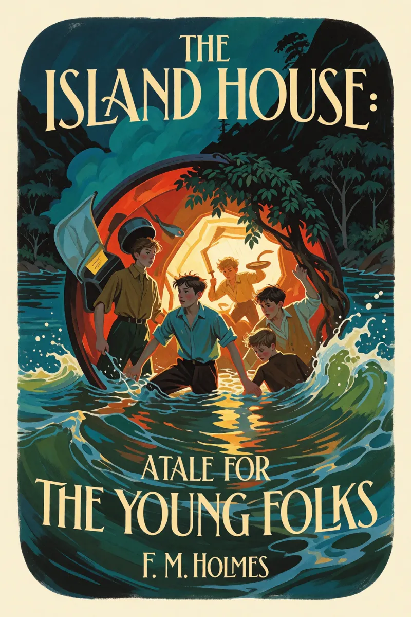 Cover of The Island House: A Tale for the Young Folks by F. M. Holmes