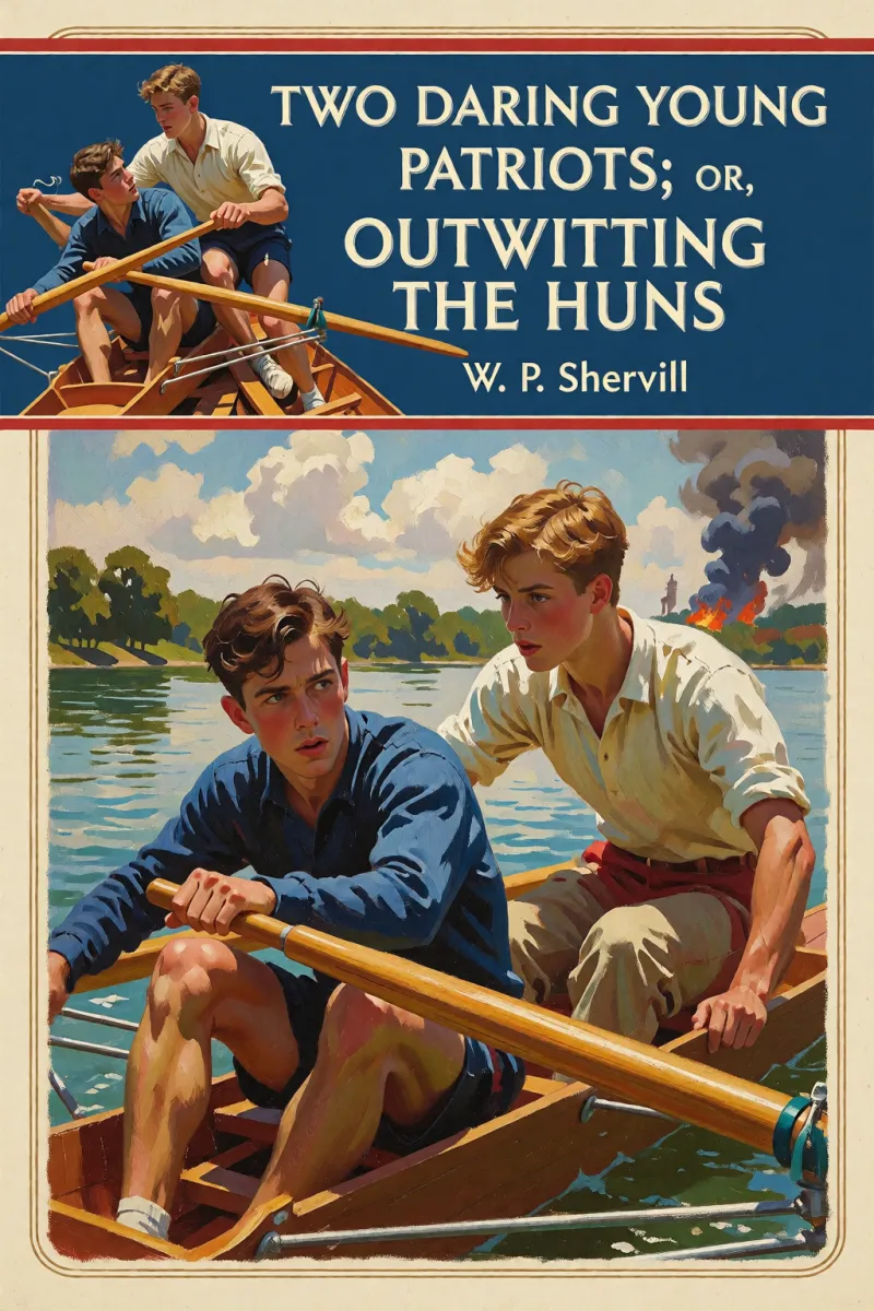 Cover of Two Daring Young Patriots; or, Outwitting the Huns by W. P. Shervill