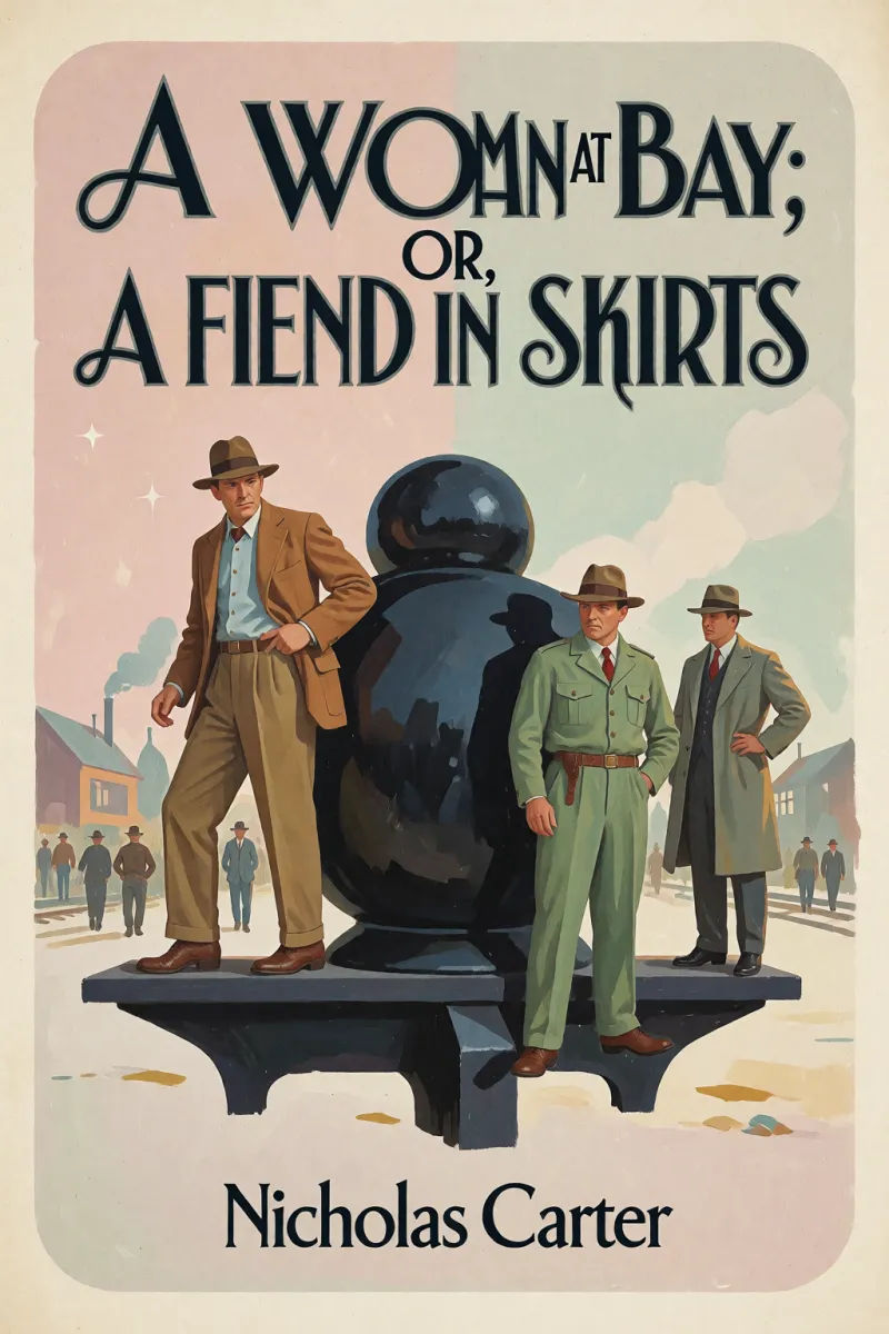 Cover of A Woman at Bay; Or, A Fiend in Skirts by Nicholas Carter