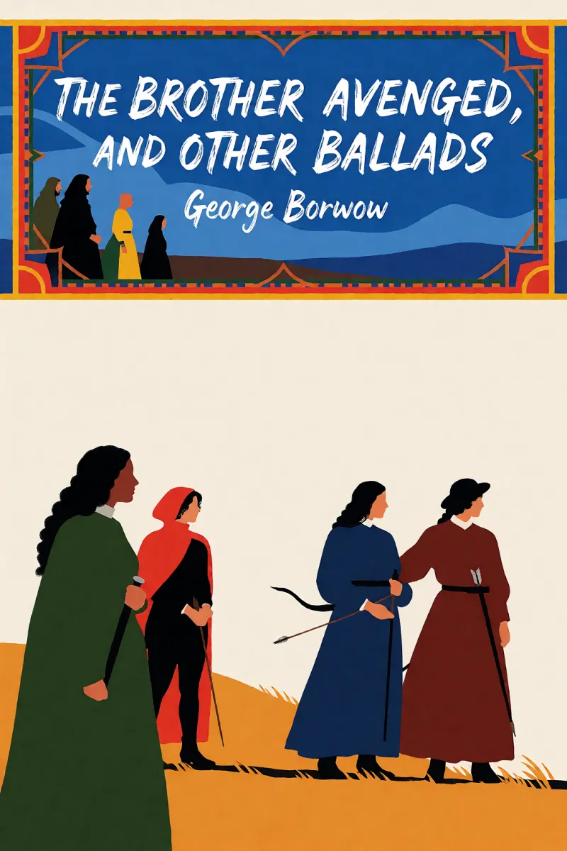 Cover of The Brother Avenged, and Other Ballads by George Borrow