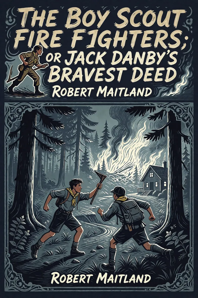 Cover of The Boy Scout Fire Fighters; Or Jack Danby's Bravest Deed by Robert Maitland