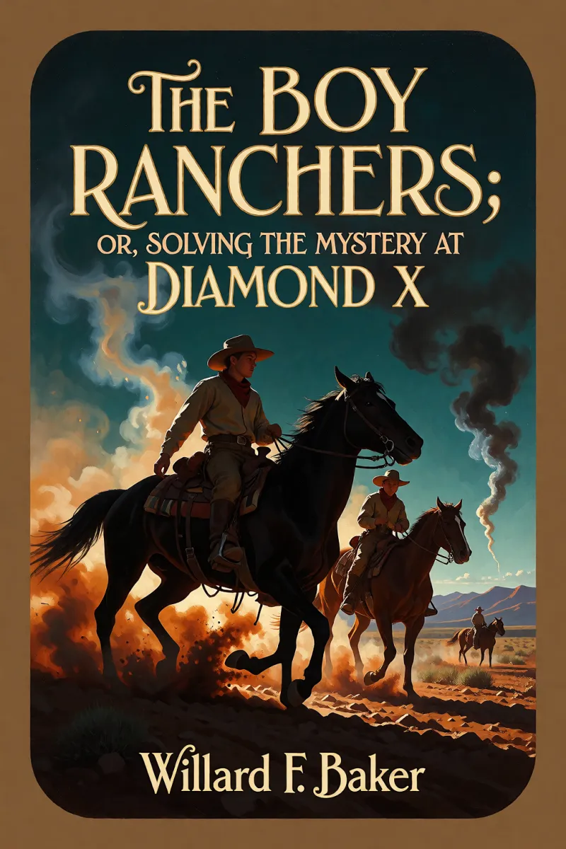 Cover of The Boy Ranchers; Or, Solving the Mystery at Diamond X by Willard F. Baker