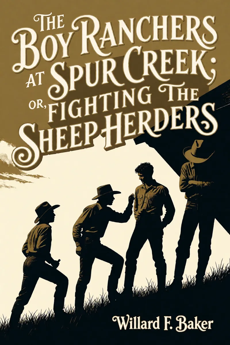 Cover of The Boy Ranchers at Spur Creek; Or, Fighting the Sheep Herders by Willard F. Baker