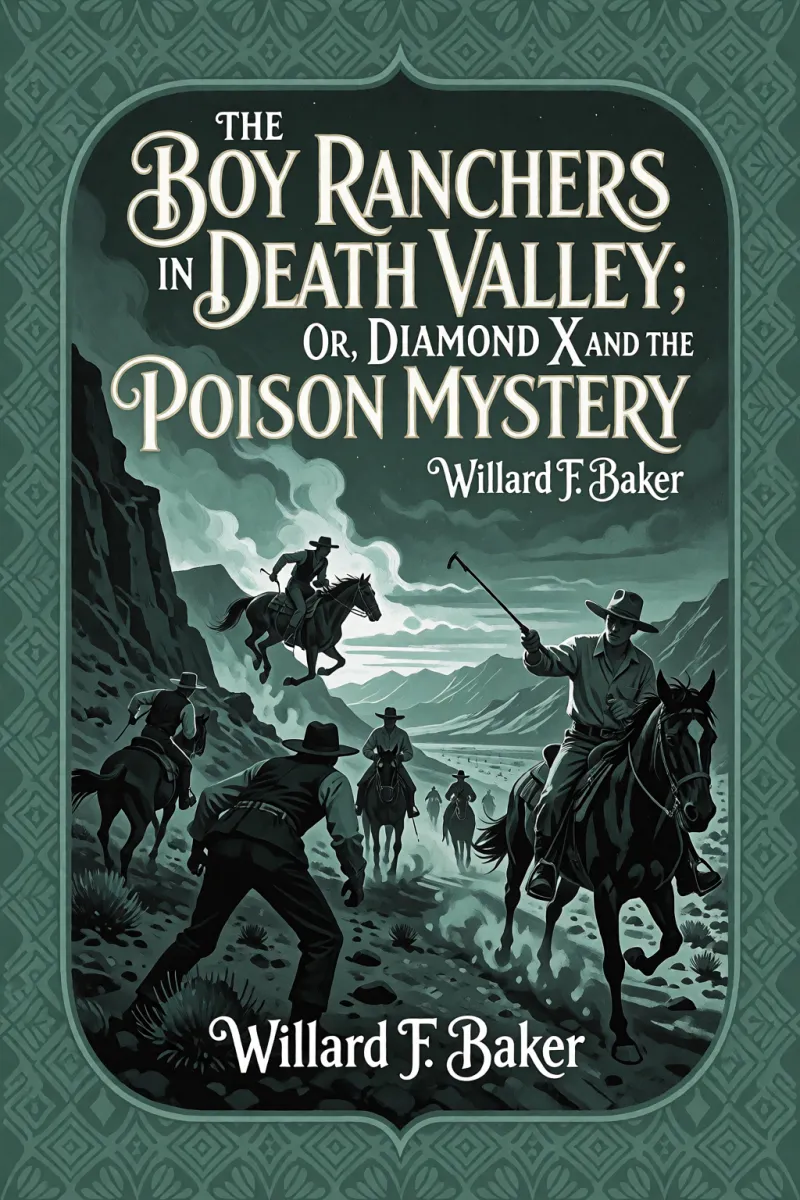 Cover of The Boy Ranchers in Death Valley; Or, Diamond X and the Poison Mystery by Willard F. Baker