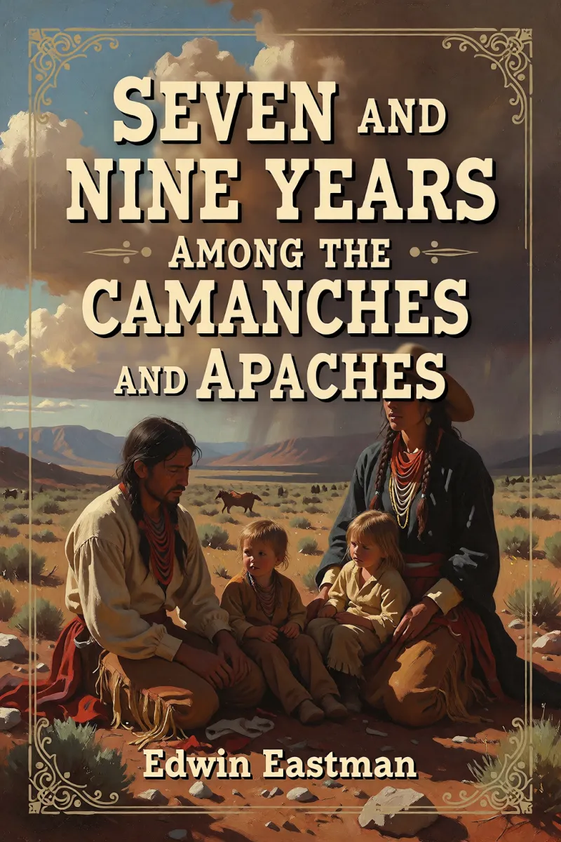Cover of Seven and nine years among the Camanches and Apaches by Edwin Eastman