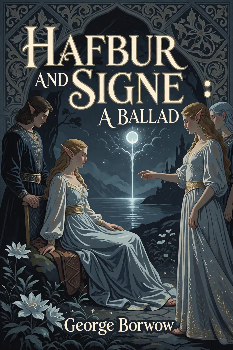 Cover of Hafbur and Signe: a ballad by George Borrow