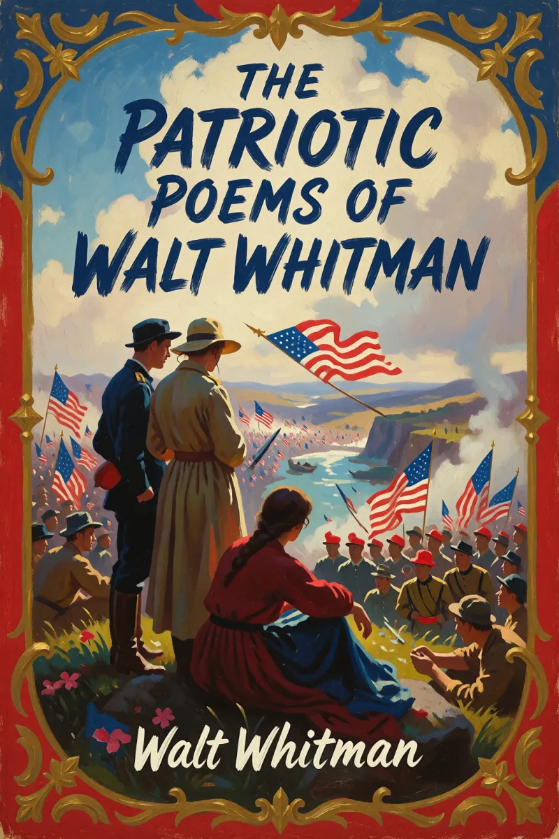 Cover of The Patriotic Poems of Walt Whitman by Walt Whitman