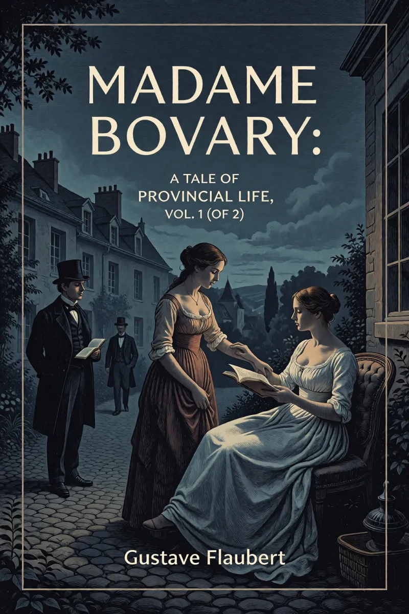 Cover of Madame Bovary: A Tale of Provincial Life, Vol. 1 (of 2) by Gustave Flaubert