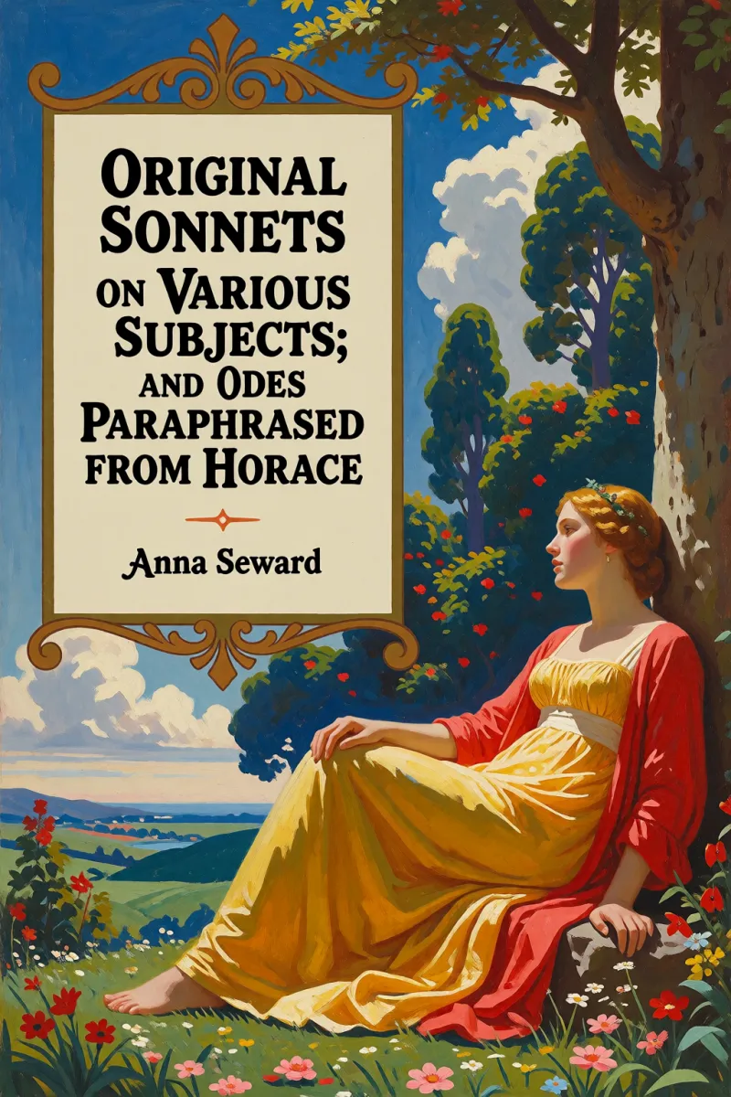 Cover of Original sonnets on various subjects; and odes paraphrased from Horace by Anna Seward