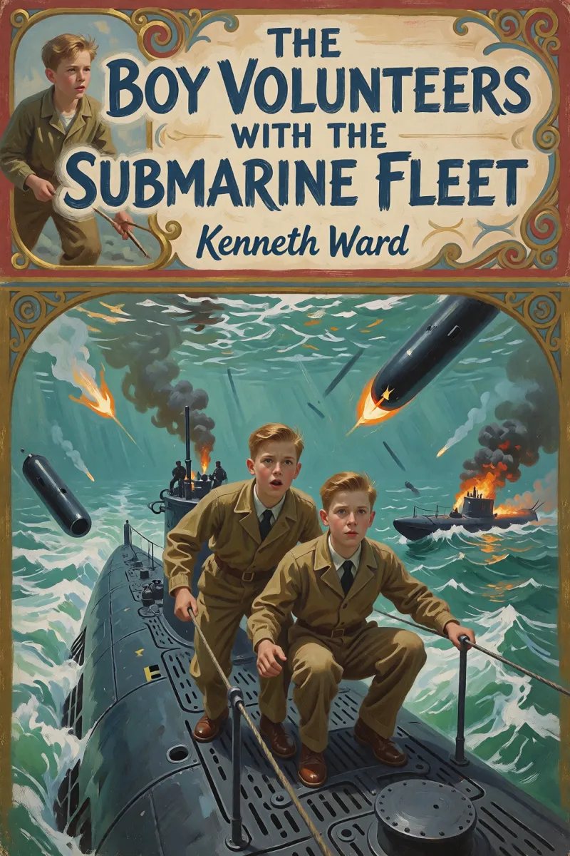 Cover of The Boy Volunteers with the Submarine Fleet by Kenneth Ward