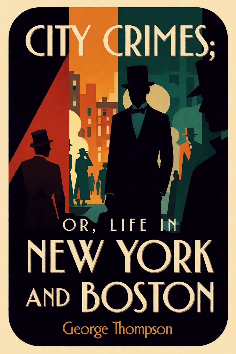 Cover of City Crimes; Or, Life in New York and Boston by George Thompson