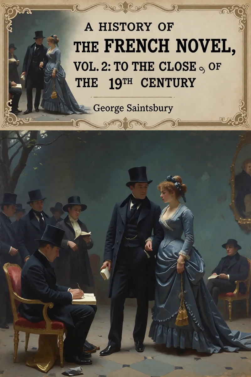 Cover of A History of the French Novel, Vol. 2: To the Close of the 19th Century by George Saintsbury