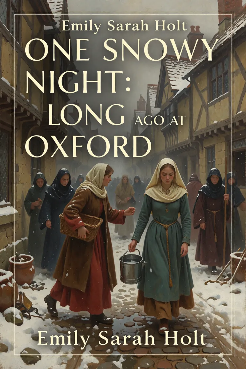 Cover of One Snowy Night: Long ago at Oxford by Emily Sarah Holt