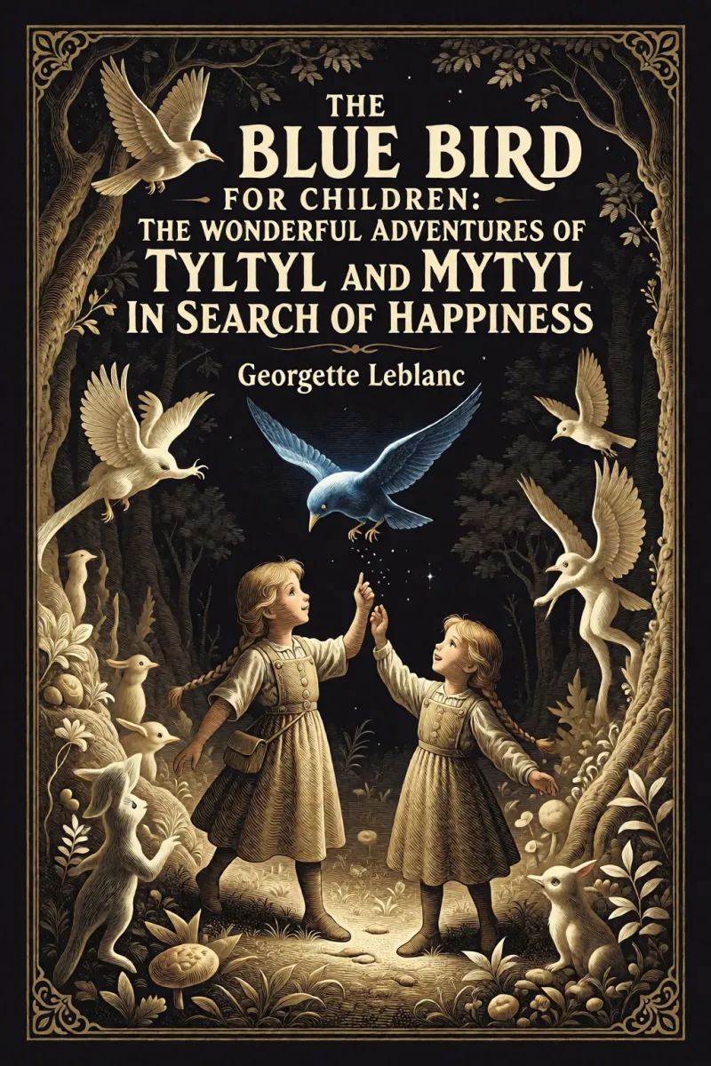 Cover of The Blue Bird for Children: The Wonderful Adventures of Tyltyl and Mytyl in Search of Happiness by Georgette Leblanc