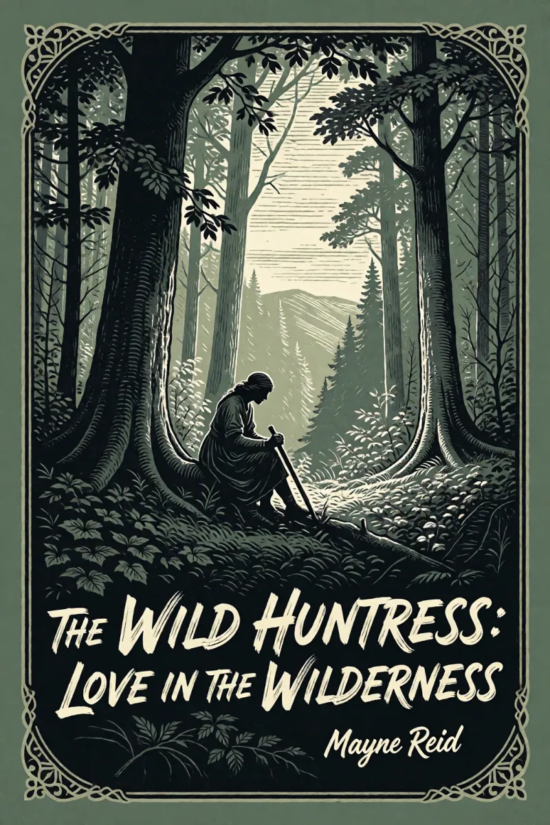 Cover of The Wild Huntress: Love in the Wilderness by Mayne Reid