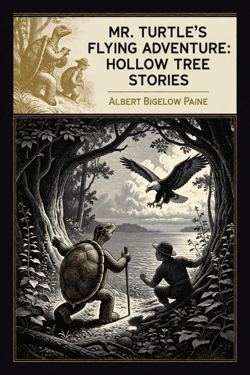 Cover of Mr. Turtle's Flying Adventure: Hollow Tree Stories by Albert Bigelow Paine