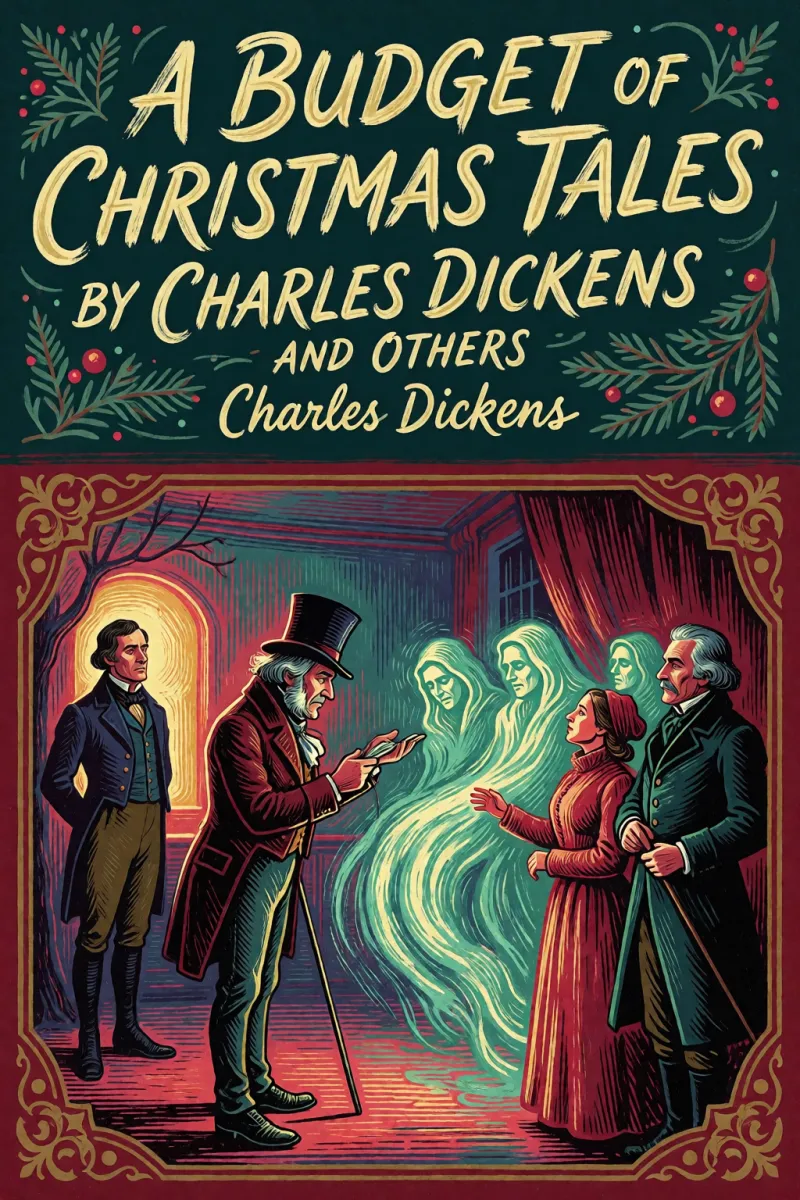 Cover of A Budget of Christmas Tales by Charles Dickens and Others by Charles Dickens