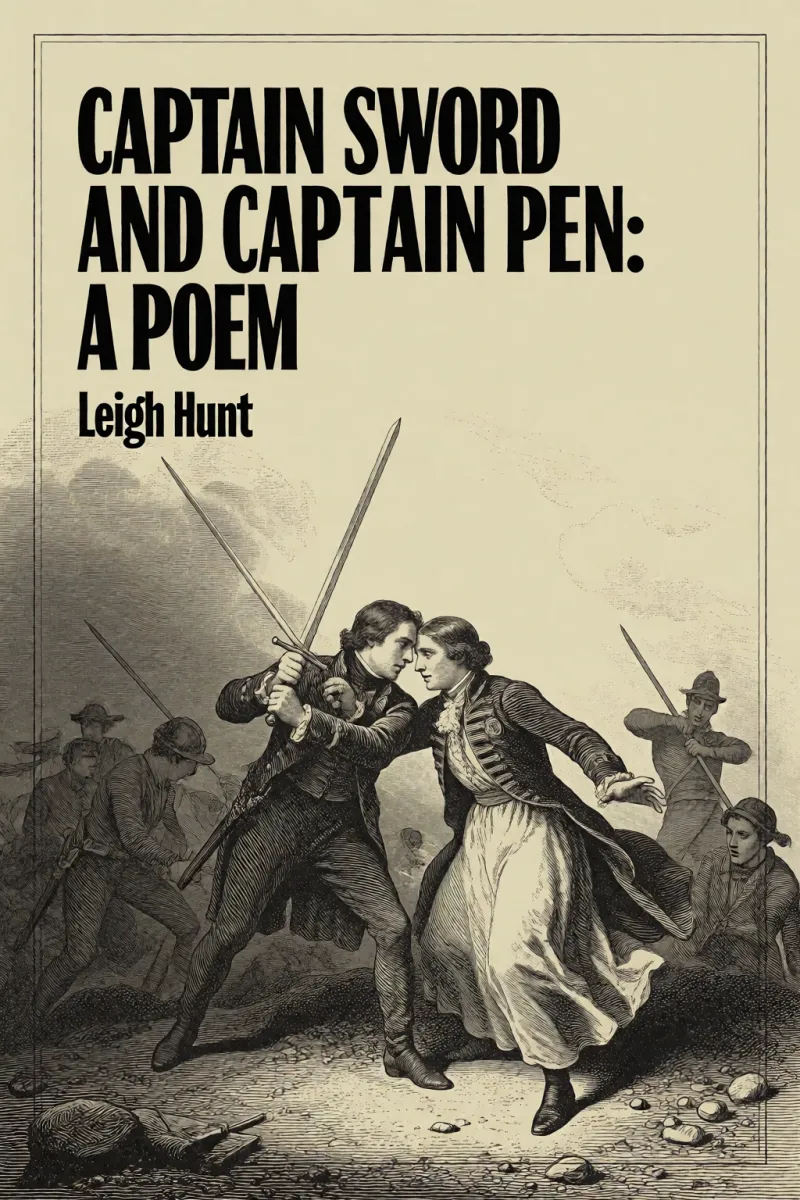 Cover of Captain Sword and Captain Pen: A Poem by Leigh Hunt