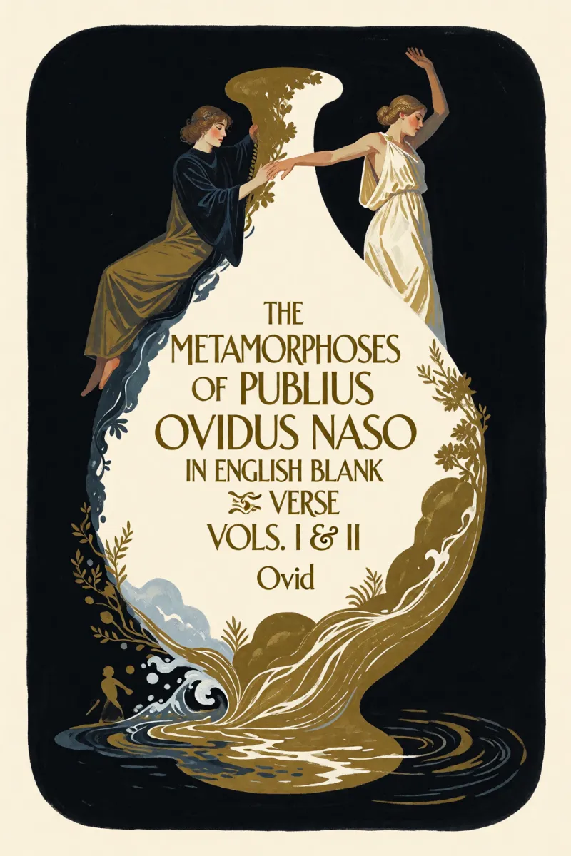 Cover of The Metamorphoses of Publius Ovidus Naso in English blank verse Vols. I & II by Ovid
