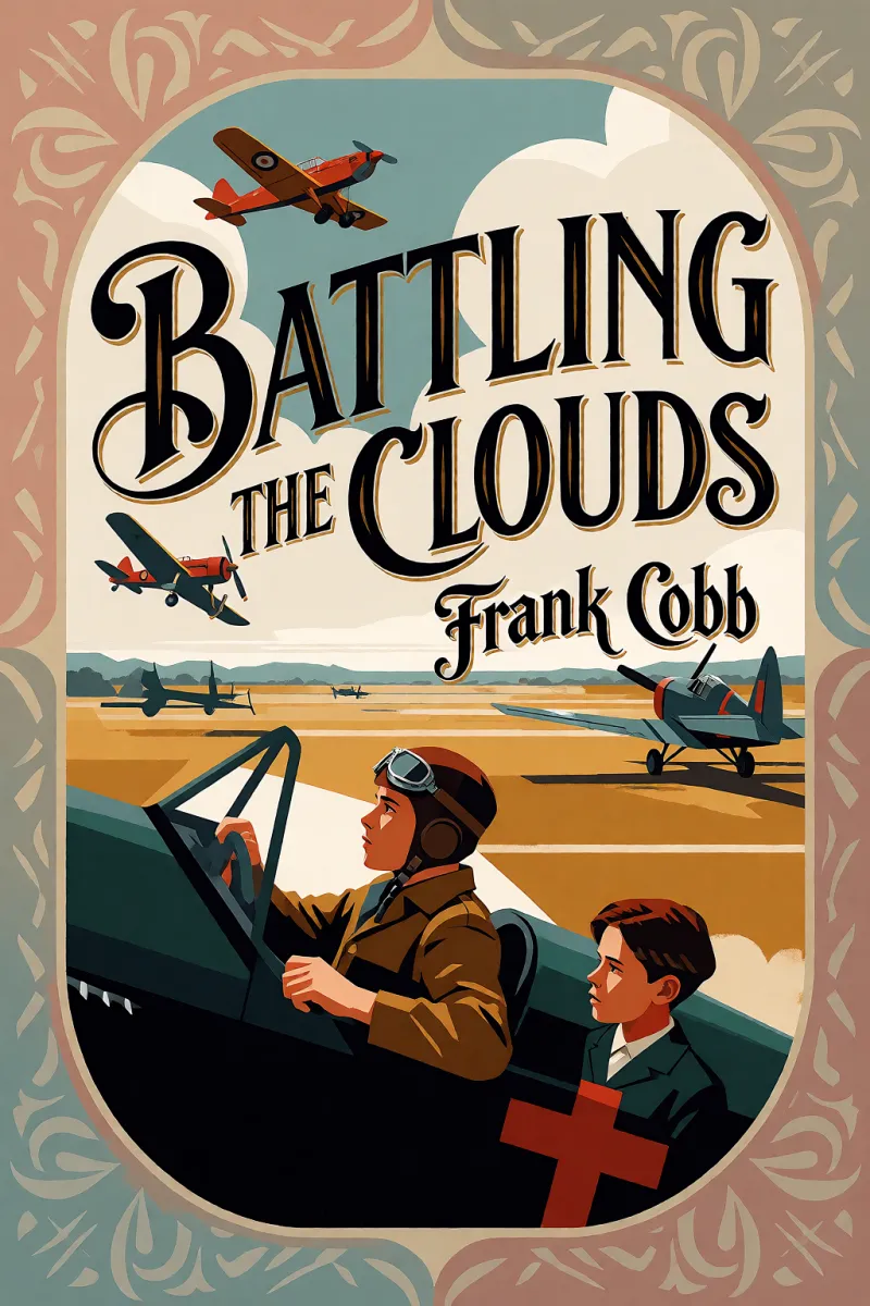 Cover of Battling the clouds by Frank Cobb