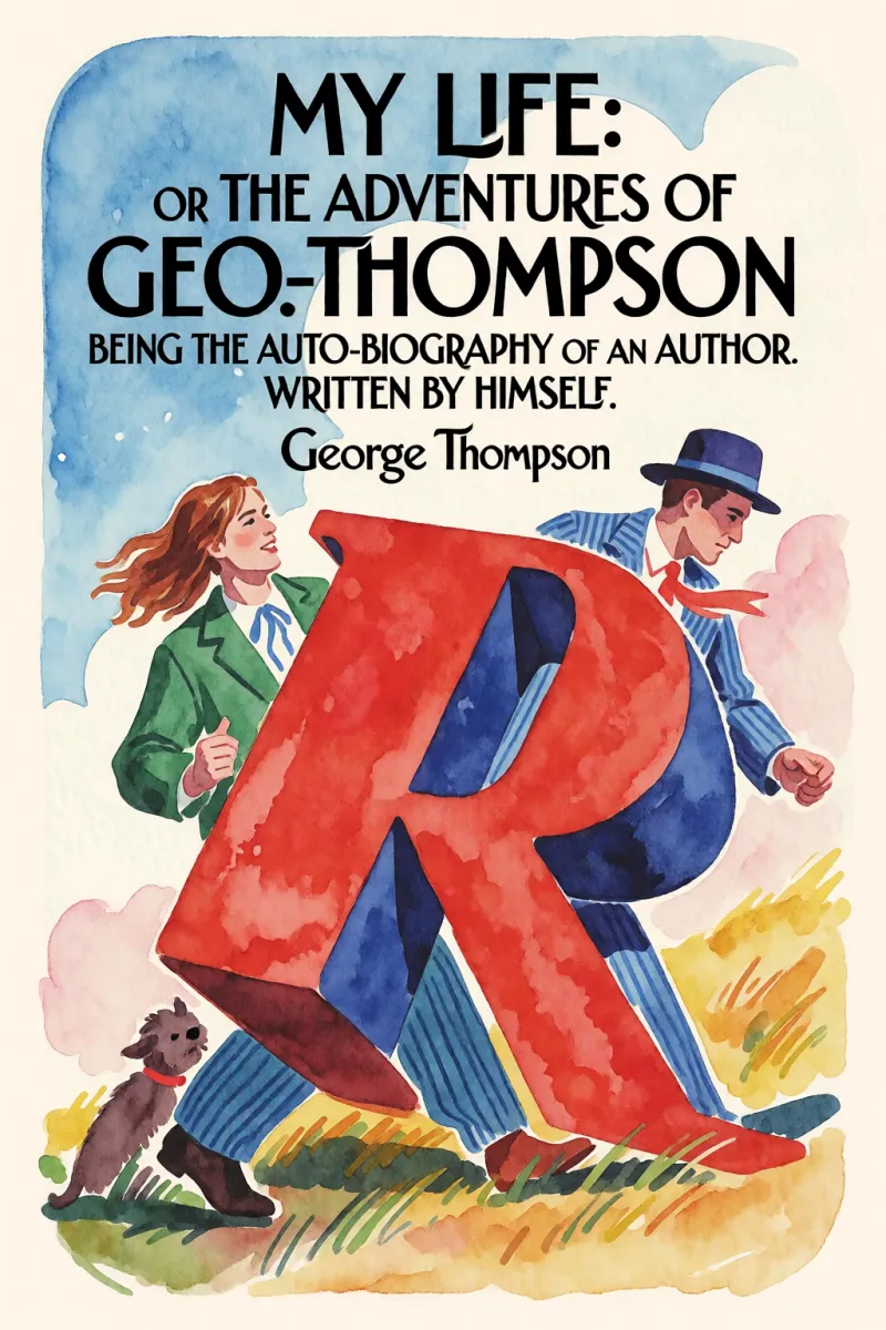 Cover of My Life: or the Adventures of Geo. Thompson: Being the Auto-Biography of an Author. Written by Himself. by George Thompson