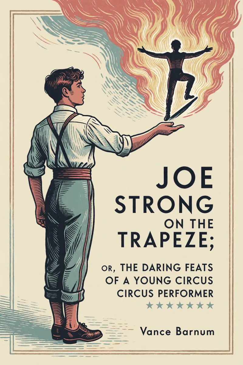 Cover of Joe Strong on the Trapeze; Or, The Daring Feats of a Young Circus Performer by Vance Barnum