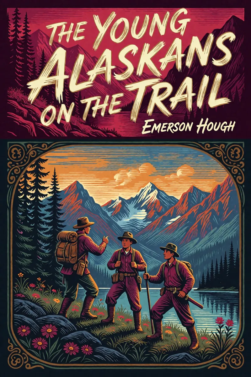 Cover of The Young Alaskans on the Trail by Emerson Hough