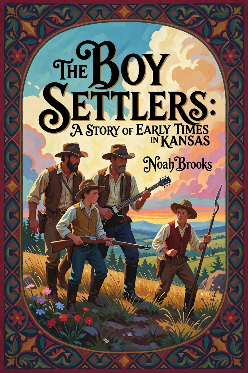 Cover of The Boy Settlers: A Story of Early Times in Kansas by Noah Brooks