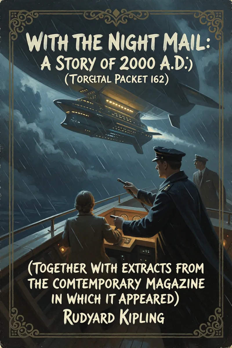 Cover of With the Night Mail: A Story of 2000 A.D.: (Together with extracts from the comtemporary magazine in which it appeared) by Rudyard Kipling