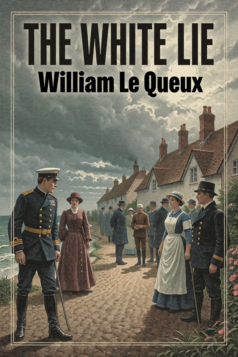 Cover of The White Lie by William Le Queux
