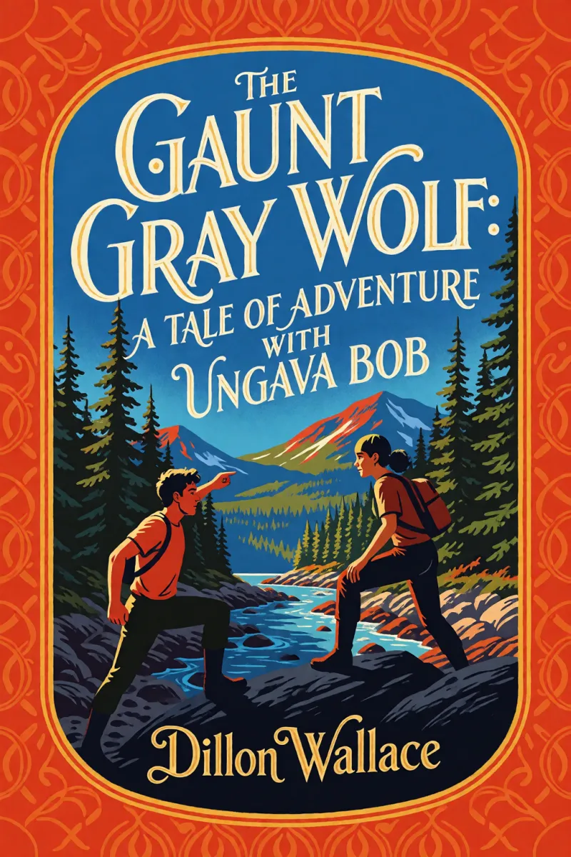 Cover of The Gaunt Gray Wolf: A Tale of Adventure With Ungava Bob by Dillon Wallace