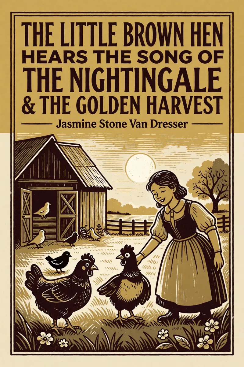 Cover of The Little Brown Hen Hears the Song of the Nightingale & The Golden Harvest by Jasmine Stone Van Dresser