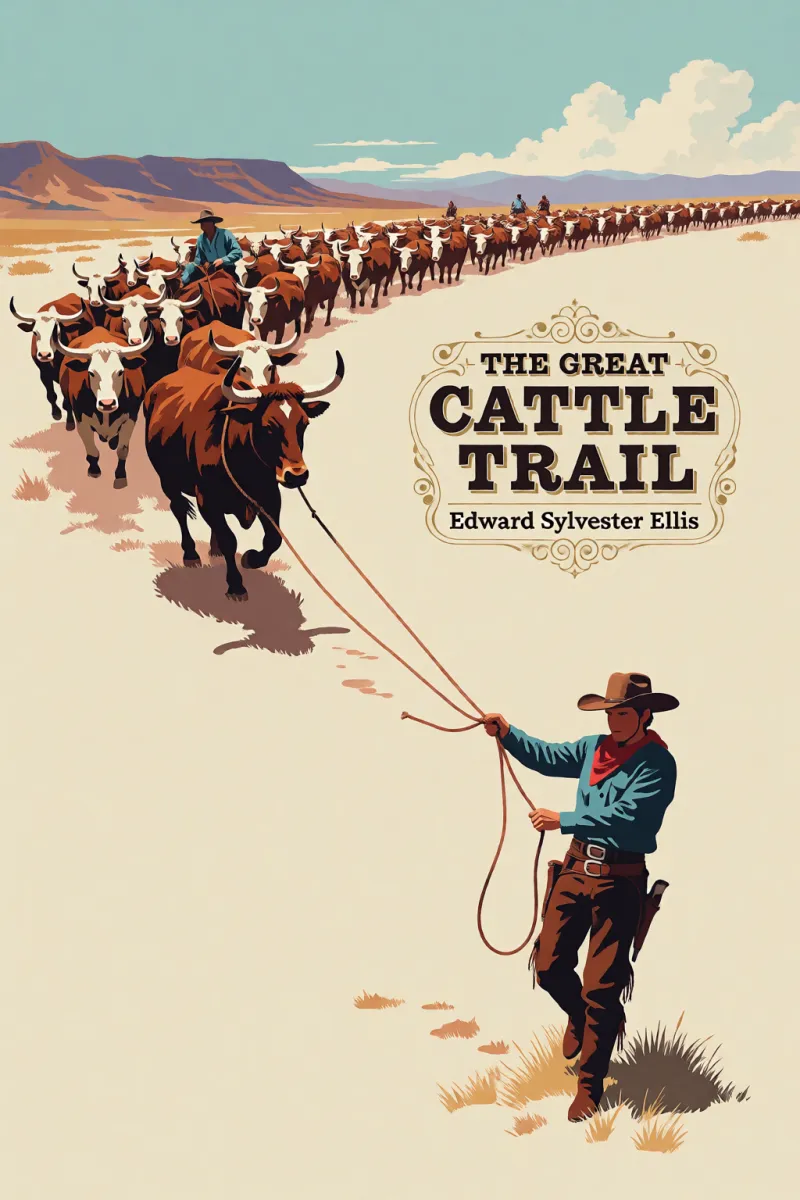 Cover of The Great Cattle Trail by Edward Sylvester Ellis