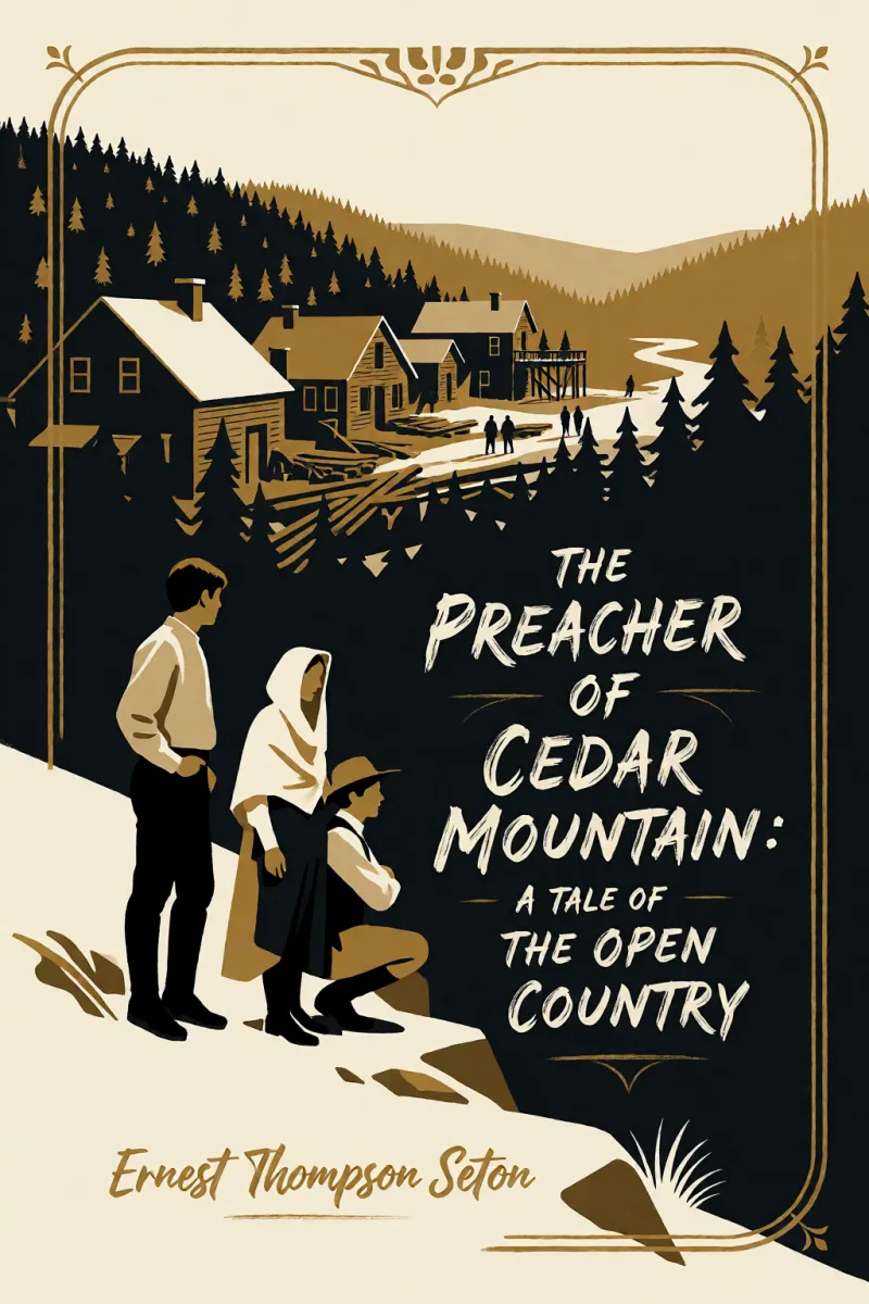 Cover of The Preacher of Cedar Mountain: A Tale of the Open Country by Ernest Thompson Seton