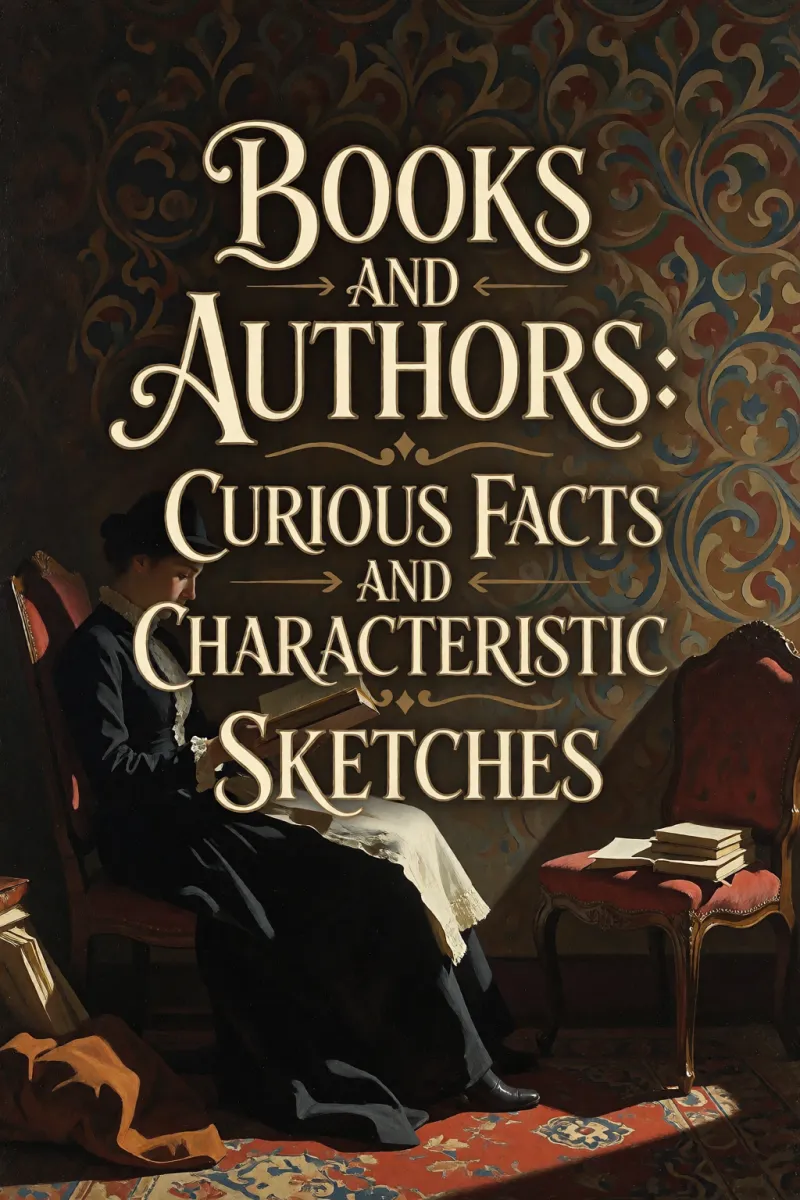 Cover of Books and Authors: Curious Facts and Characteristic Sketches by Anonymous