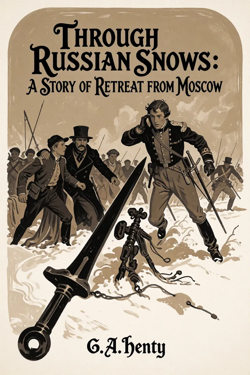 Cover of Through Russian Snows: A Story of Napoleon's Retreat from Moscow by G. A. Henty