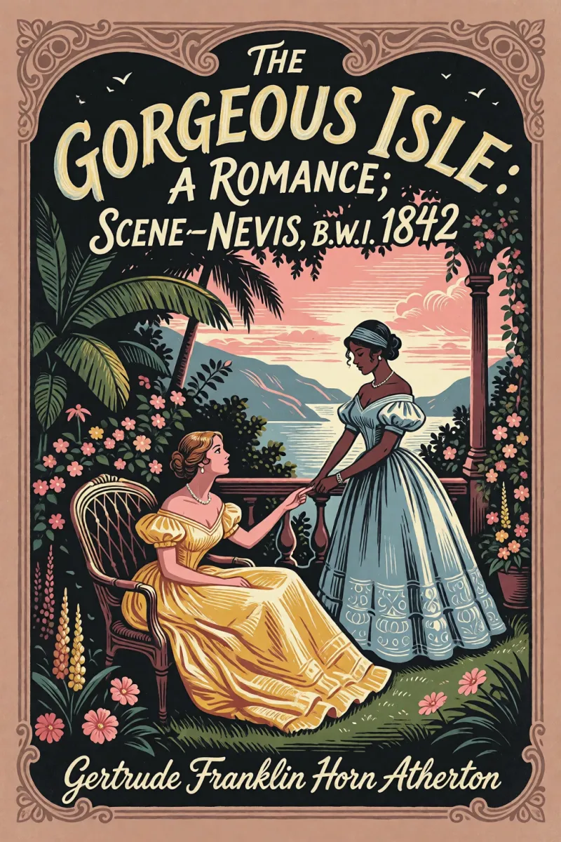 Cover of The Gorgeous Isle: A Romance; Scene-- Nevis, B.W.I. 1842 by Gertrude Franklin Horn Atherton