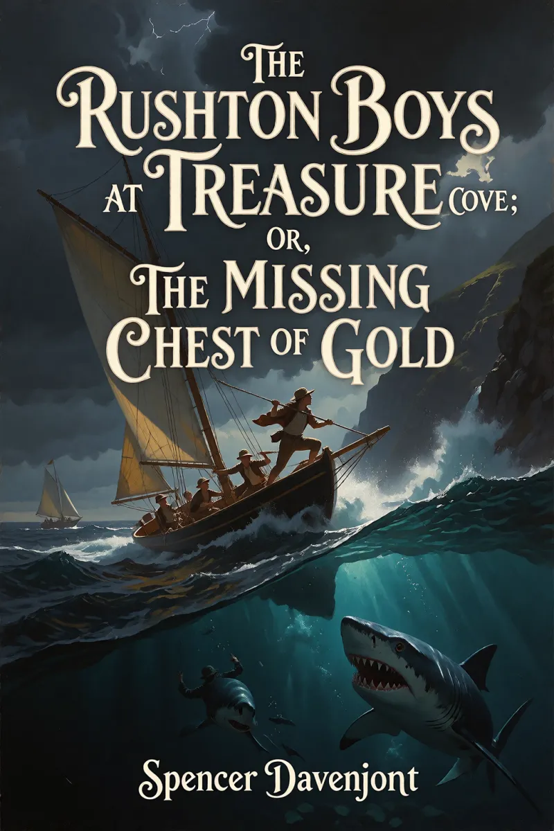 Cover of The Rushton Boys at Treasure Cove; Or, The Missing Chest of Gold by Spencer Davenport