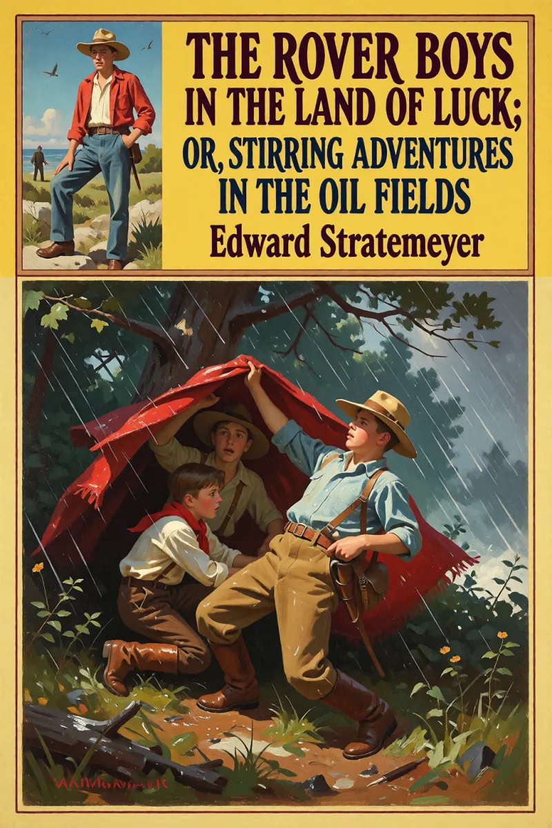 Cover of The Rover Boys in the Land of Luck; Or, Stirring Adventures in the Oil Fields by Edward Stratemeyer