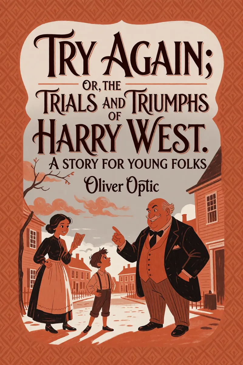 Cover of Try Again; Or, the Trials and Triumphs of Harry West. A Story for Young Folks by Oliver Optic