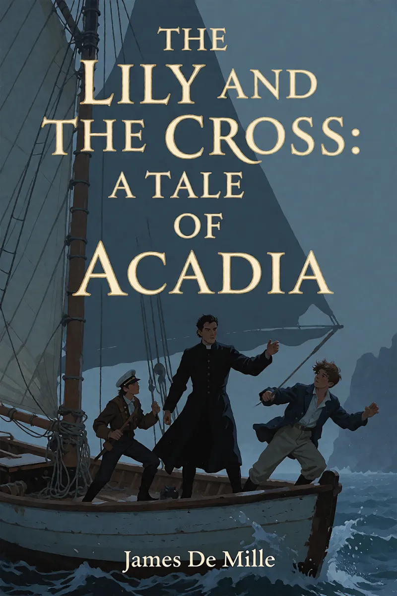 Cover of The Lily and the Cross: A Tale of Acadia by James De Mille