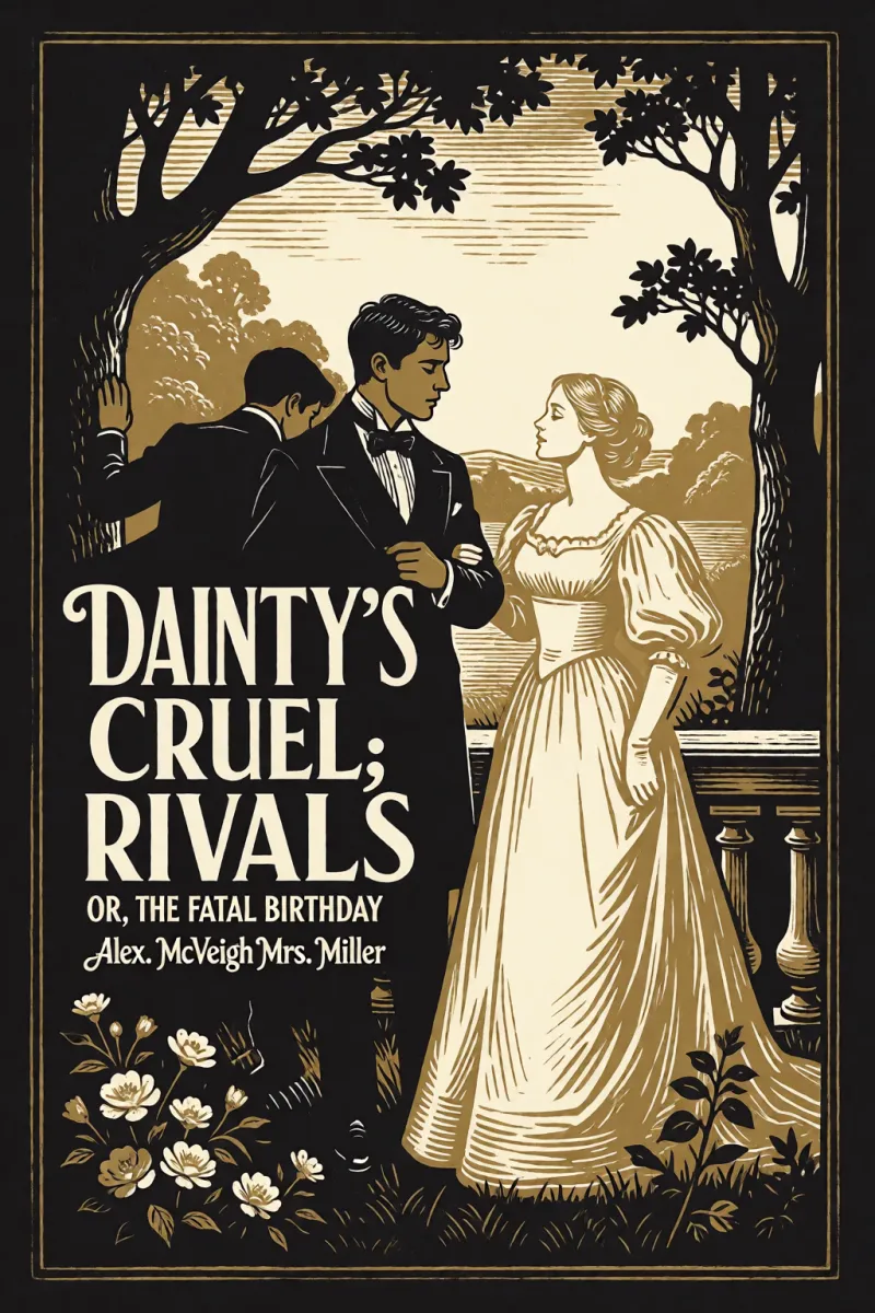 Cover of Dainty's Cruel Rivals; Or, The Fatal Birthday by Alex. McVeigh Mrs. Miller