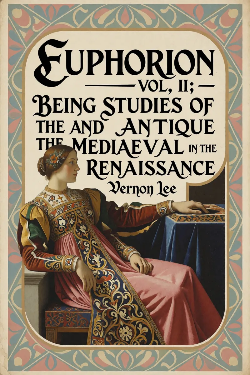 Cover of Euphorion - Vol. II: Being Studies of the Antique and the Mediaeval in the Renaissance by Vernon Lee