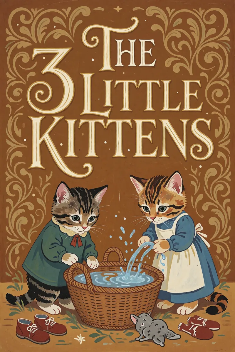 Cover of The 3 Little Kittens by Anonymous