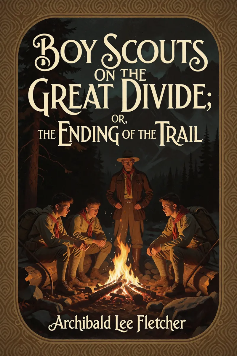 Cover of Boy Scouts on the Great Divide; Or, The Ending of the Trail by Archibald Lee Fletcher