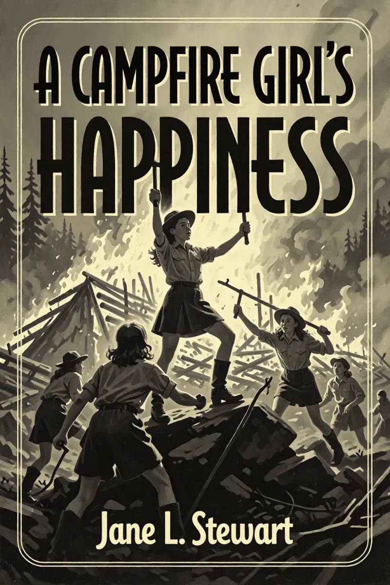 Cover of A Campfire Girl's Happiness by Jane L. Stewart